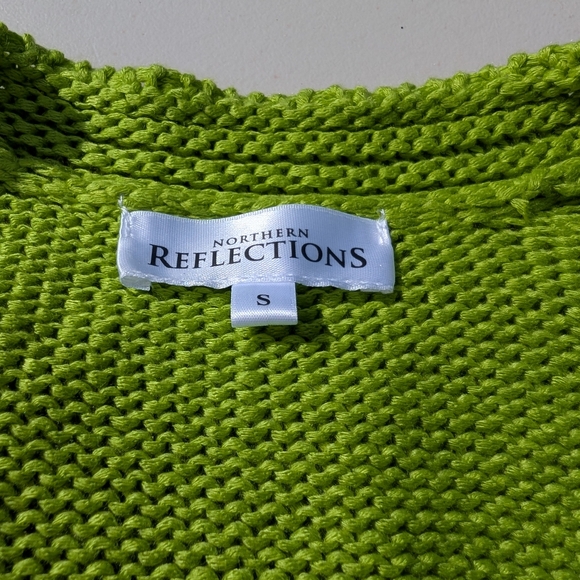 NORTHERN REFLECTIONS GREEN KNIT SWEATER - Picture 8 of 10